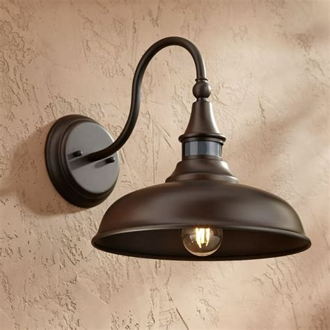 John Timberland Rustic Farmhouse Outdoor Barn Light Fixture Bronze 12 1 ...