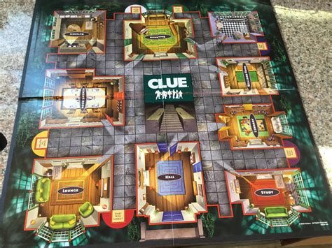 Clue Board Game Rooms