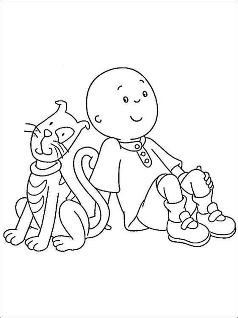 Gilbert And Caillou Pages Coloring Pages