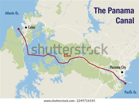 288 Panama Canal Map Images, Stock Photos, 3D objects, & Vectors | Shutterstock