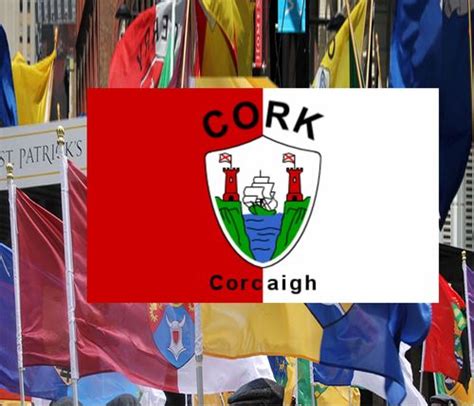 County Cork Ireland Crest Flag ~ 5 X 3 ft