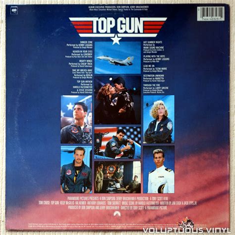 Various ‎– Top Gun (Original Motion Picture Soundtrack) (1986) Vinyl ...