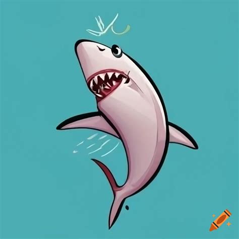 Cute Shark Cartoon