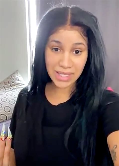 Cardi B Shows Off Makeup-Free Complexion on Social Media After Sharing Acne Battle