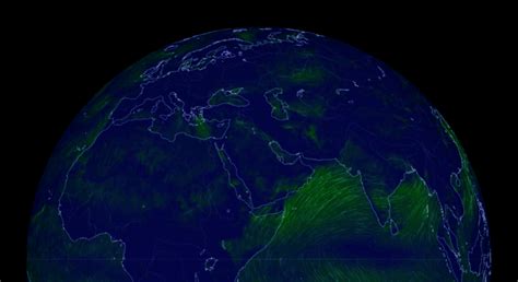 Access earth.nullschool.net. earth :: a global map of wind, weather, and ocean conditions