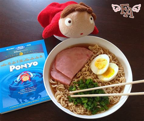 Fiction-Food Café: Ramen Soup w/ Ham from "Ponyo"