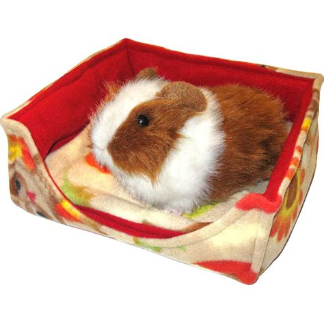 Clearance Luxury Square Beds - Cozies for Guinea Pigs in their Cages