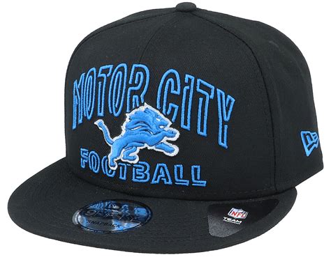 Detroit Lions NFL 20 Draft Official 9Fifty Black Snapback - New Era ...