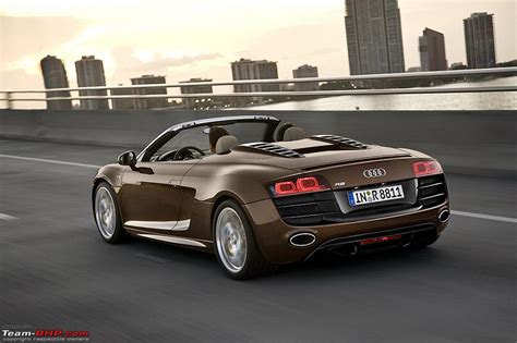 Audi R8 V10 convertible uncloaked on the sets of "iron man 2". Now Revealed! - Team-BHP