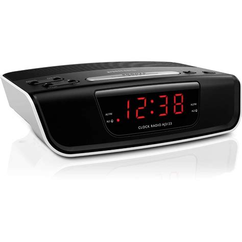 Philips AJ3123 FM Digital Tuning Alarm Clock Radio 110-240 Volts ...
