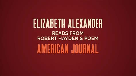 Elizabeth Alexander Reads Her Poem “Nineteen” | Lift. Every Voice Media ...