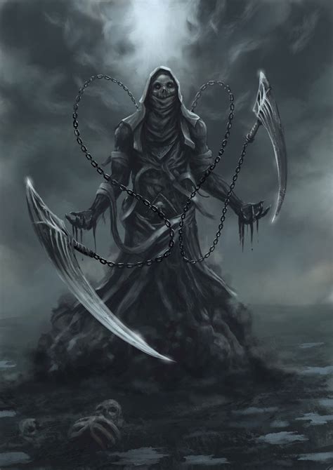 Berodach, Artur Mósca on ArtStation at https://www.artstation.com/artwork/WbNNy | Grim reaper ...