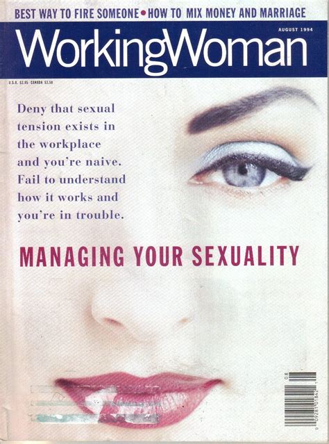 Working Woman Magazine (August, 1994) Rise & Fall of Mary Matalin, Zoe Baird, Work Shooting ...