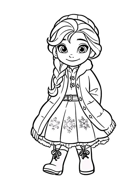 Elsa Coloring Pages Printable - Coloring Online Free