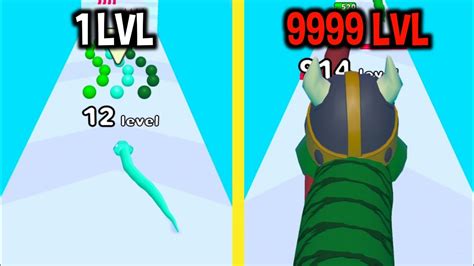 MAX LEVEL in Colorful Snake Game - YouTube