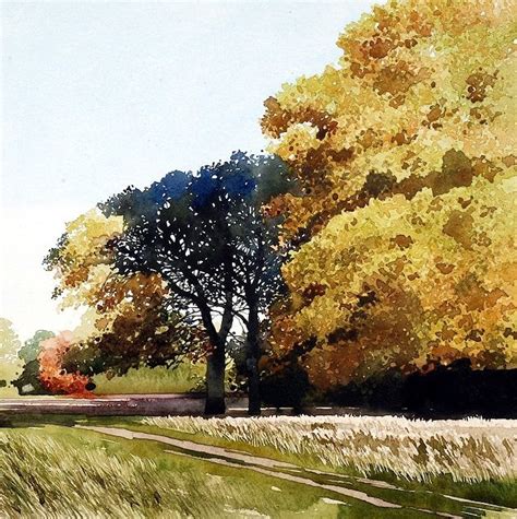 Archive Gallery | Ian Sidaway RI Tree Watercolor Painting, Watercolor Subjects, Watercolor ...