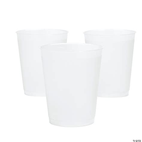 12 oz. Bulk 50 Ct. Clear Frosted Plastic Cups