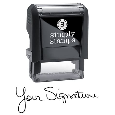 Self-Inking Signature Stamp - CustomStamps.com