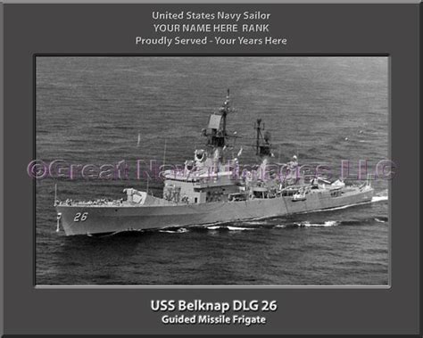 USS Belknap DLG 26 : Personalized Navy Ship Photo ⋆ Personalized US ...