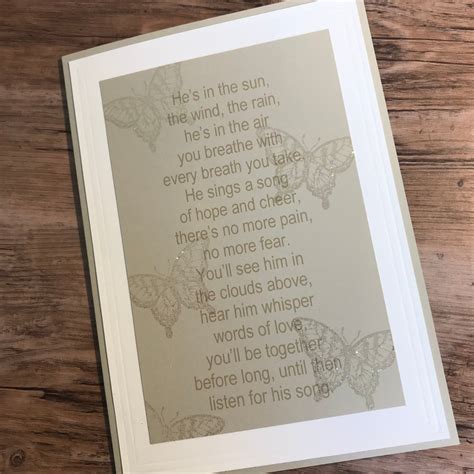 Sympathy card for loss of a child bereavement death of | Etsy