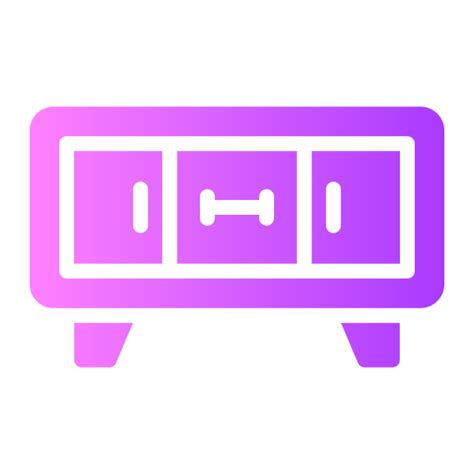 Tv table Generic gradient fill icon