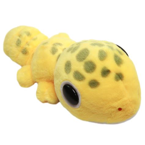 Leopard Gecko Plushie Super Soft Squishy Stuffed Animal Toy Yellow Size 8 Inches