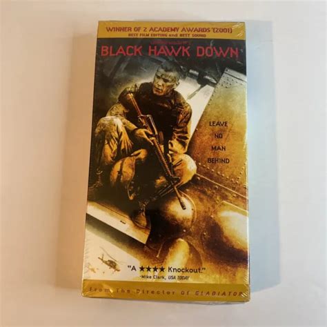 BLACK HAWK DOWN (VHS 2002) Military Epic Somalia Ridley Scott Factory Sealed New $18.23 - PicClick