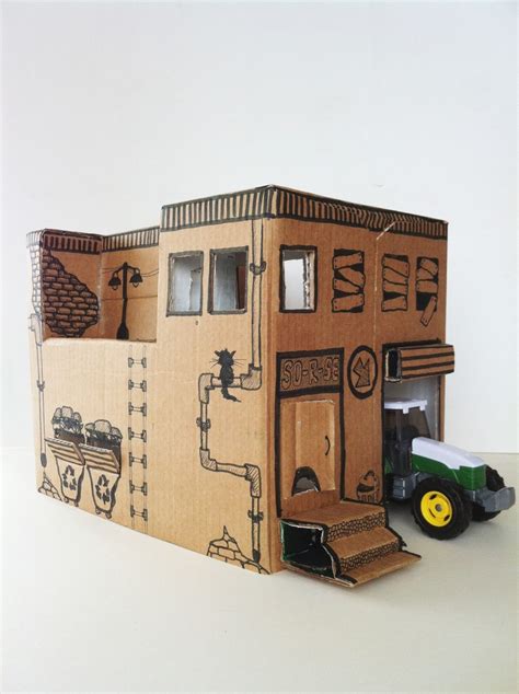 Toy House With Cardboard | novacademy.co.za