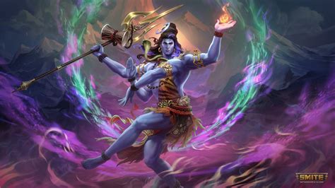 Shiva the Destroyer enters the SMITE battlefield