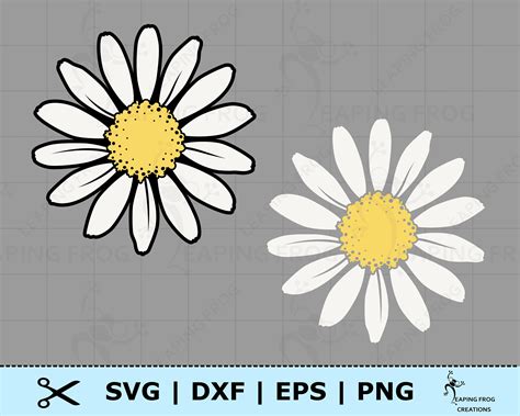 Drawing & Illustration Flower Png Spring Decor Daisy Svg Spring Planner Stickers Flower Svg ...