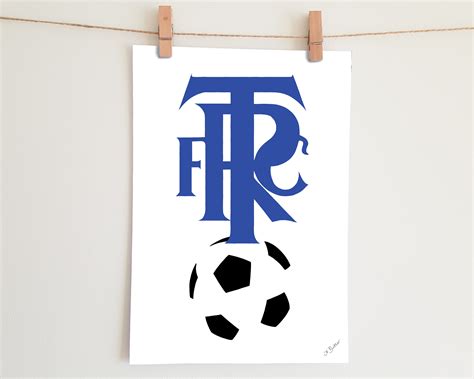 Tranmere Rovers Football Club TRFC A5 A4 y A3 Art Print | Etsy