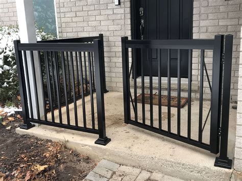 Aluminum Gates, Custom Glass Gates Installation Gallery - WATERLOO RAILINGS