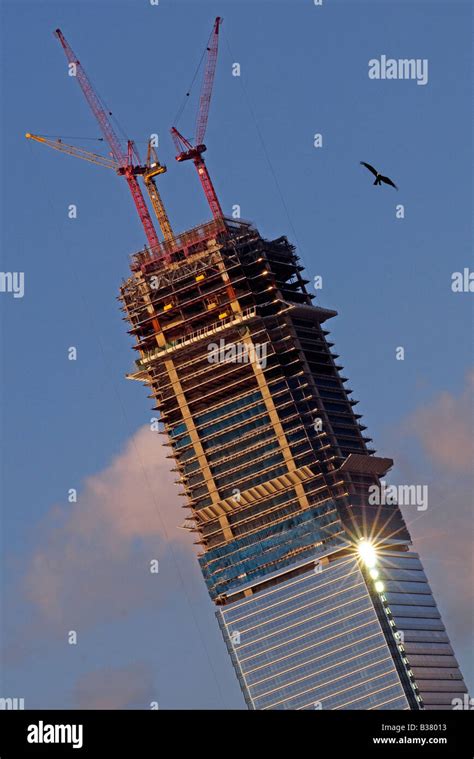 The tallest building under construction in Hong Kong, The International Commerce Center ICC ...