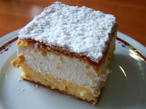 Kremšnita (Vanilla Custard Cake) Recipe - Traditional Recipes from the ...