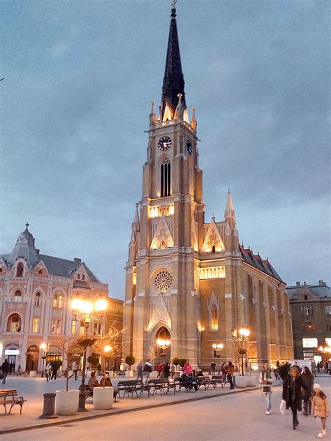 Free picture: Catholic church, Novi Sad, Serbia