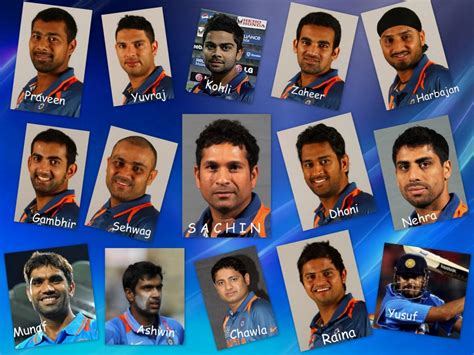 COOL IMAGES: Indian cricket team for 2011 world cup cricket