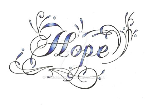 CM: Hope Tattoo by TenguxChan on DeviantArt | Hope tattoo, Words of hope, Arabic tattoo design