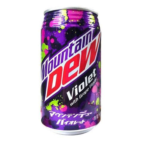 Mountain Dew Violet | Mountain dew, Mtn dew flavors, Elderberry juice