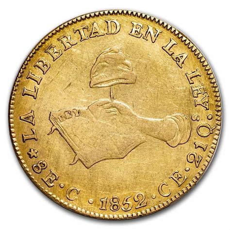 Buy 1852-C C E Mexico Gold 8 Escudos XF | APMEX