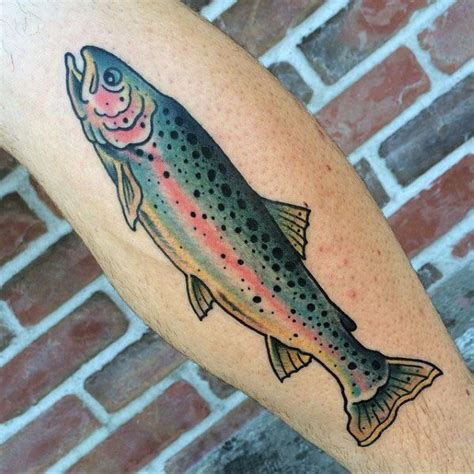 60 Trout Tattoo Designs for Men | Trout tattoo, Fly fishing tattoo, Tattoos