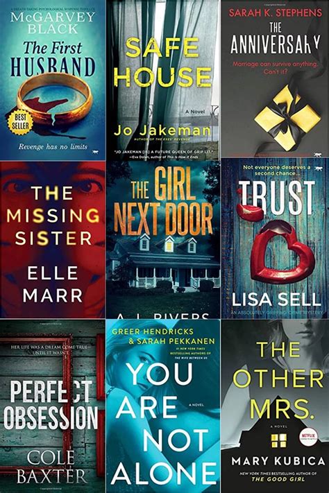 9 New Psychological Thriller Books To Read For Spring 2020 | Thriller books psychological, Best ...