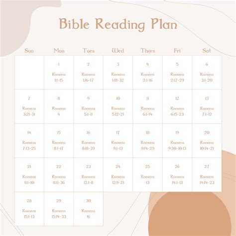 Bible Reading Plans - 10 Free PDF Printables | Printablee