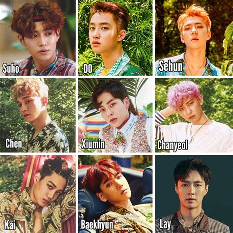 Ide Terpopuler EXO Members Names