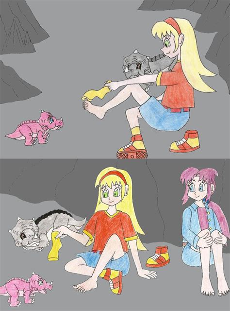 Cera shows Tricia her foot part 2 by Animedalek1 on DeviantArt