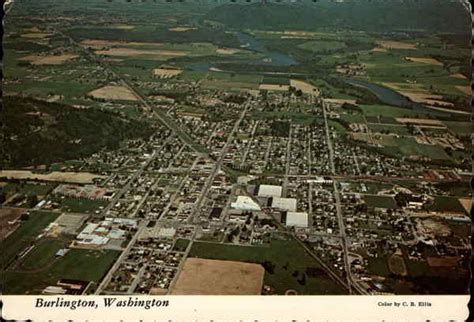 Aerial view of Burlington, Washington