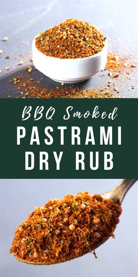 Smoked Pastrami Rub [Spice Seasoning Recipe]