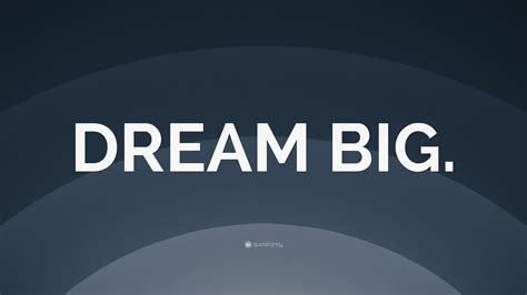 “DREAM BIG.” Wallpaper by QuoteFancy