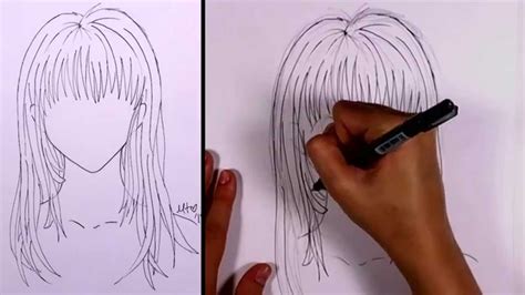 How to Draw Manga - Long Hair (girl) | MLT - YouTube