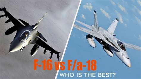 F-16 vs F/A-18: Which Fighter Do You Think Is The Most Powerful? - YouTube