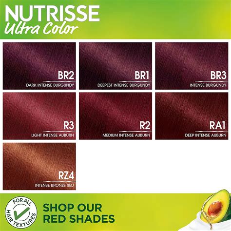 Garnier Nutrisse Ultra Color R3 Light Intense Auburn (Red Hibiscus ...